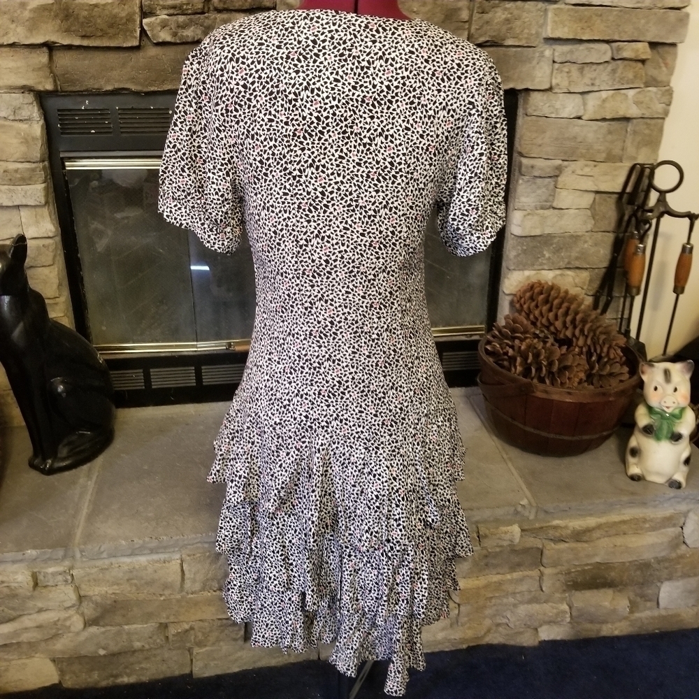 90s Ruffle Dress - Picture 2 of 8